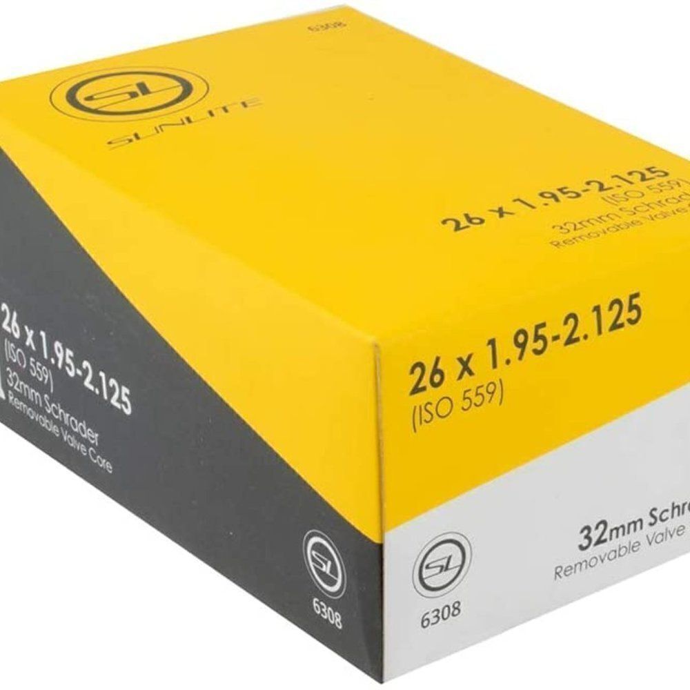 Sunlite Standard Schrader Valve 26x1.95-2.125 SV 32mm Removable Valve Core